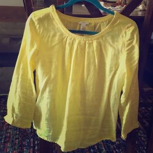 Cute airy yellow blouse